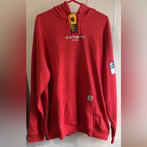 Carhartt Men's Bold Red Crewneck Sweater